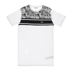 Dress Women's Budva Tee Dress Bright White/black Beauty/bright White/abstract Zebr