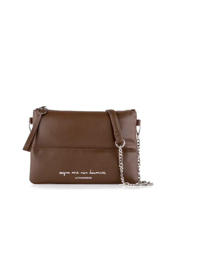 Le Pandorine Giorgia Pochette SOGNA Brown Bag 22XAILAZ-04