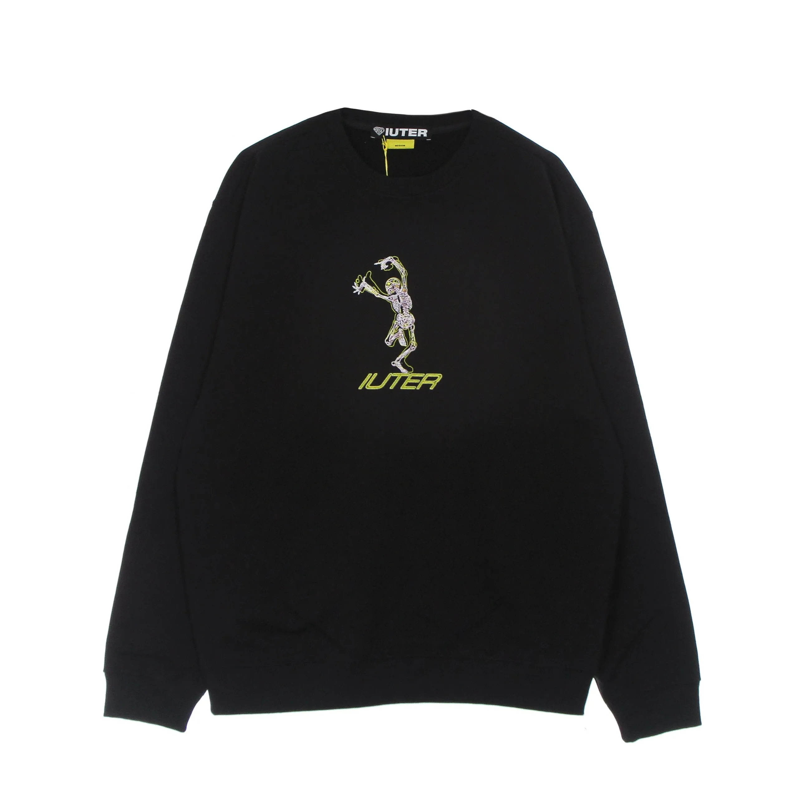Men's Skull Crewneck Sweatshirt Black