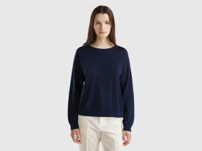 New Arrivals Boatneck Merino Wool Sweater