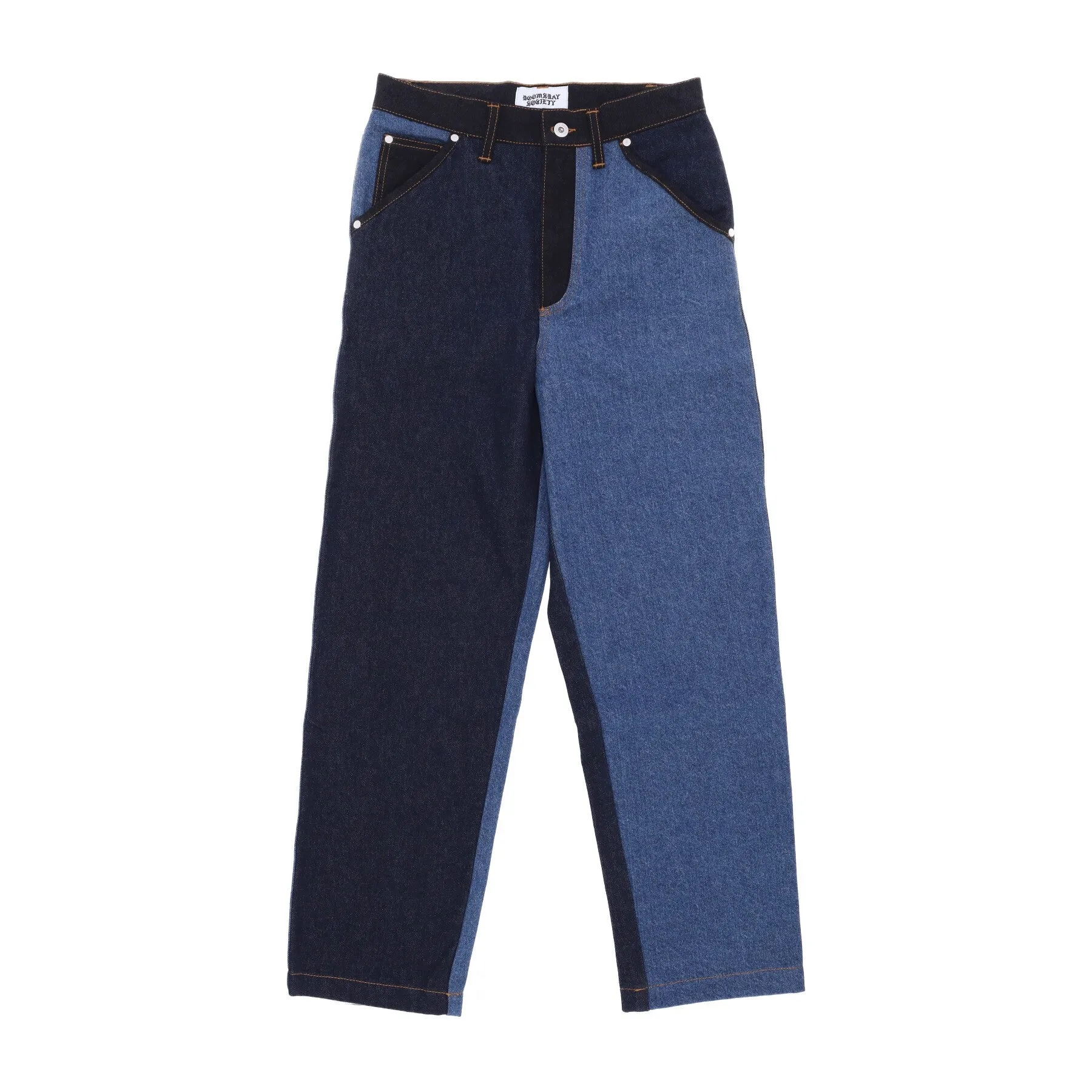 Patchwork Denim Pant Men